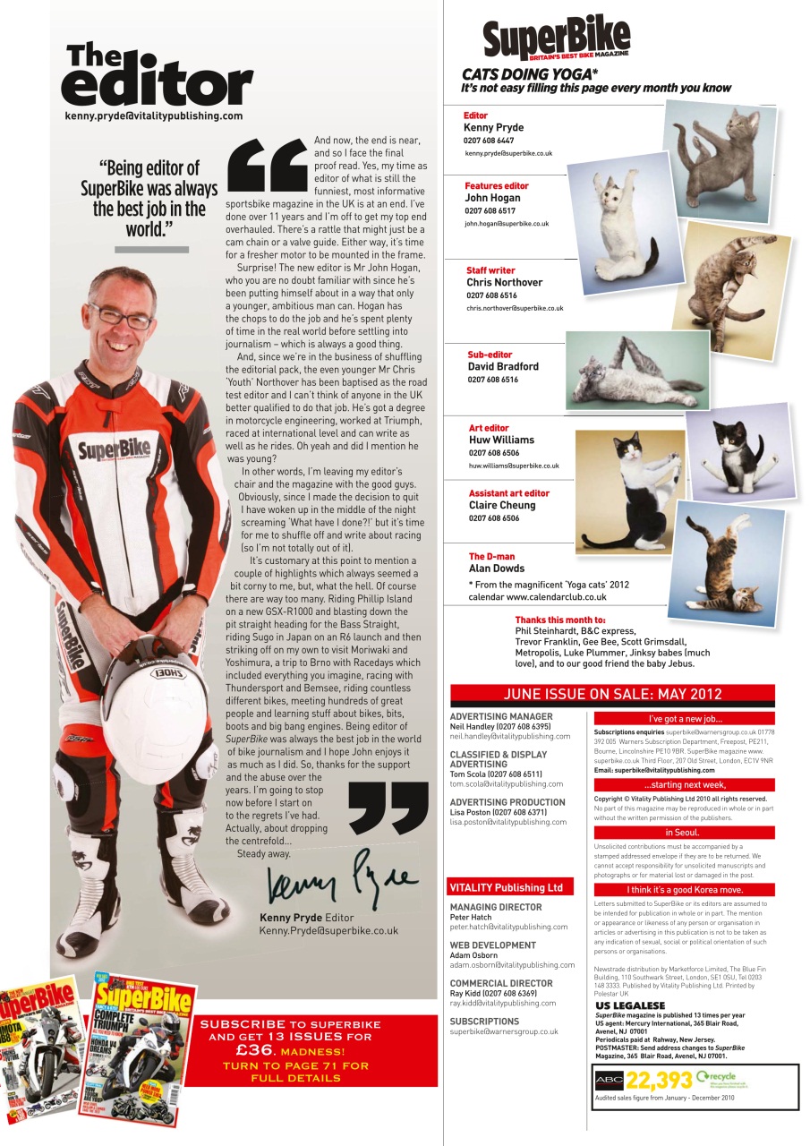 Superbike Magazine Preview Pages