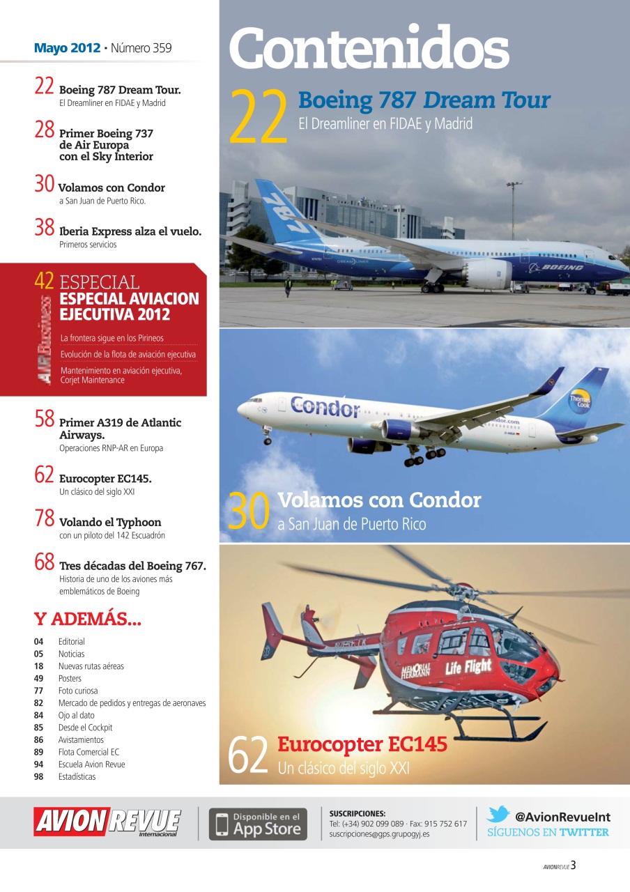 Avion Revue Internacional Preview Pages