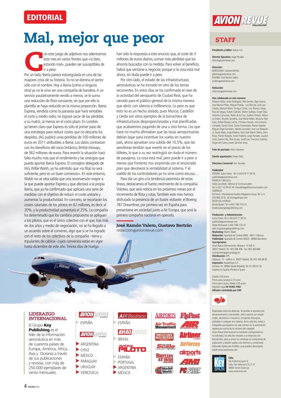 Avion Revue Internacional Preview Pages