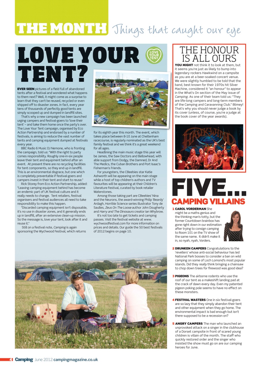 Camping Preview Pages