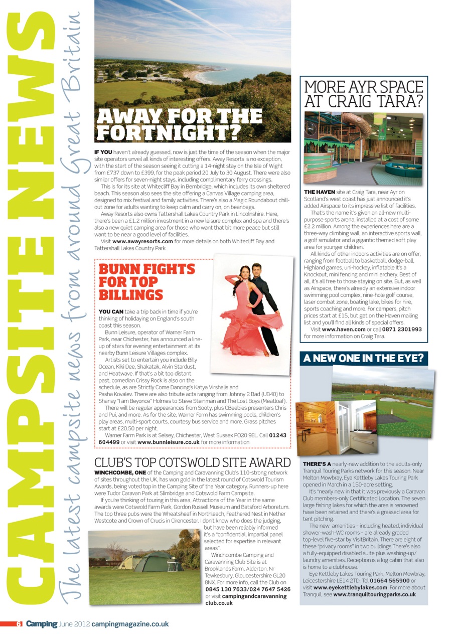 Camping Preview Pages