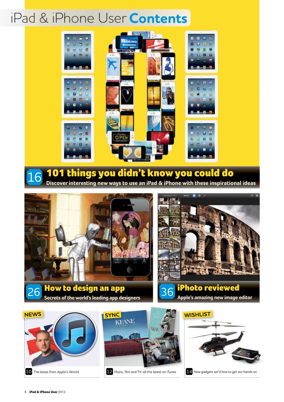 iPad and iPhone User Preview Pages