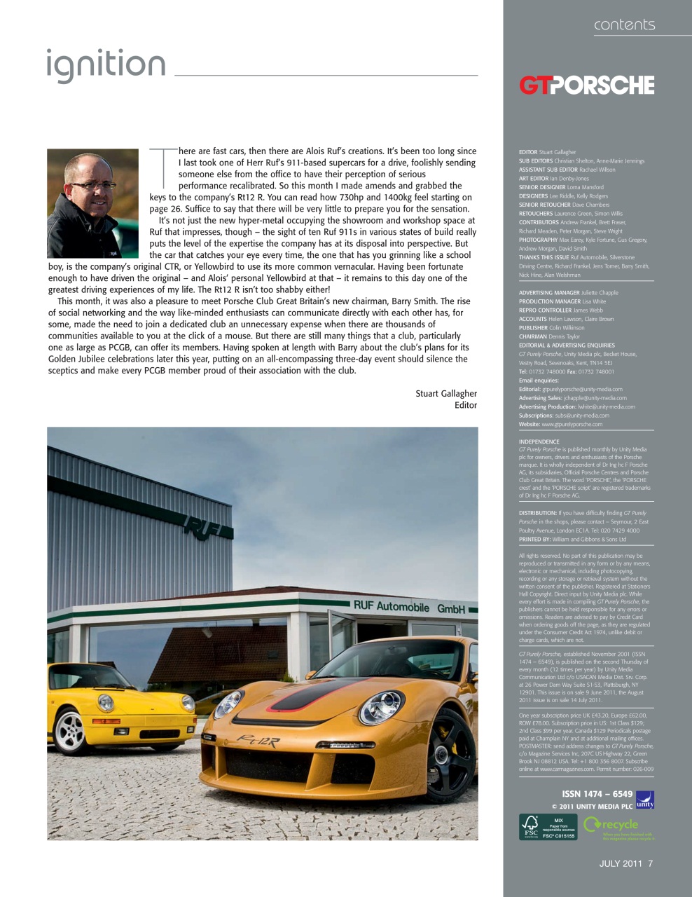 GT Porsche Preview Pages
