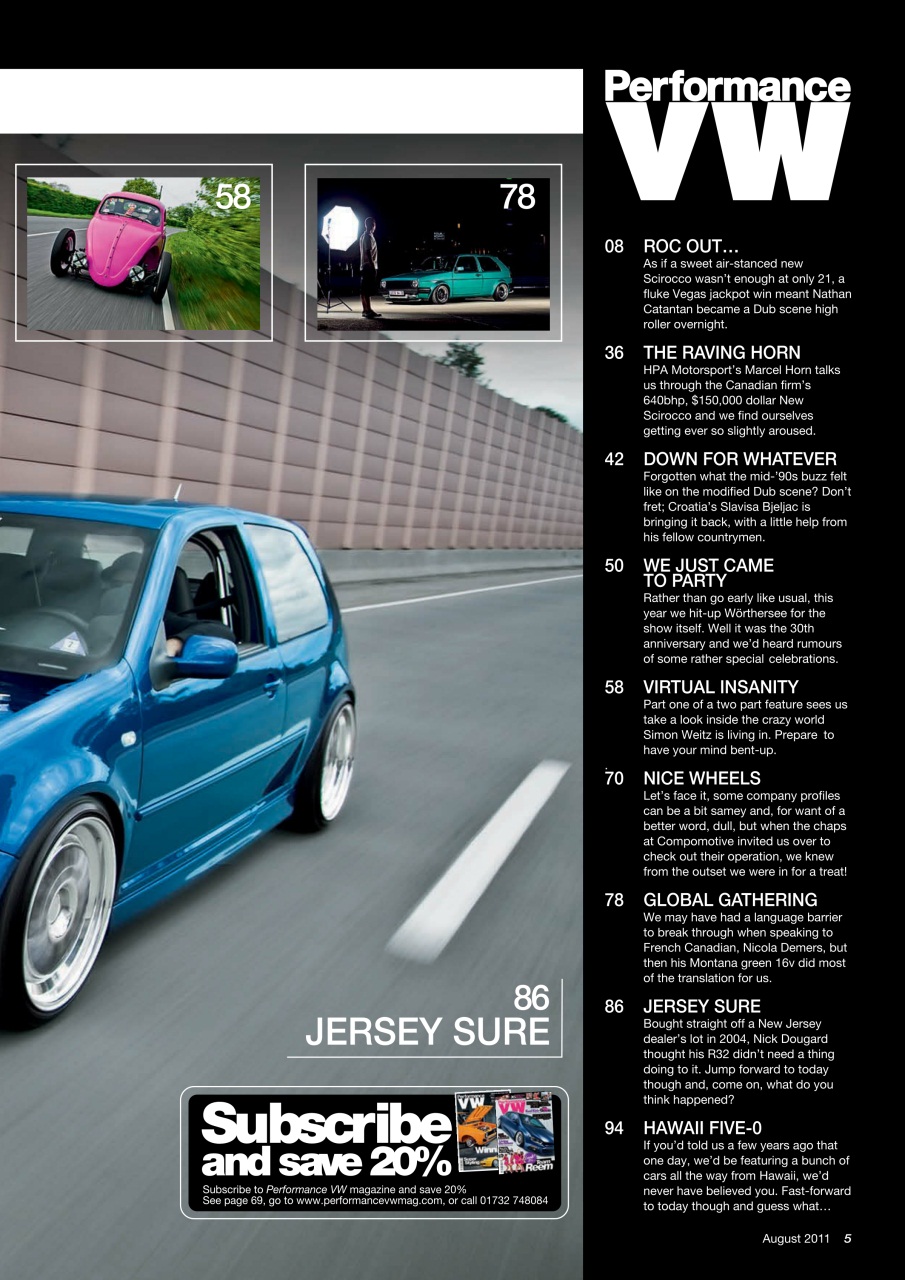 Performance VW Preview Pages