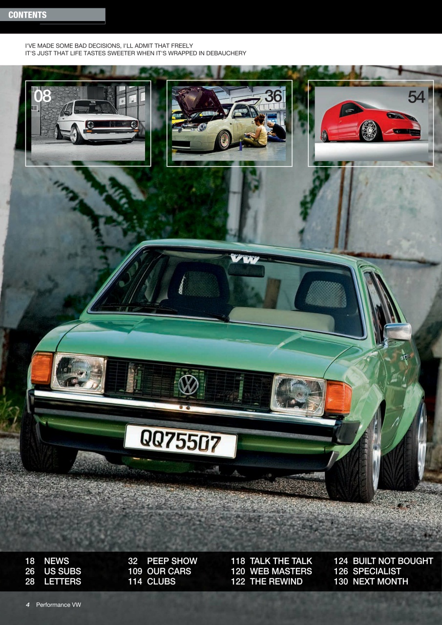 Performance VW Preview Pages