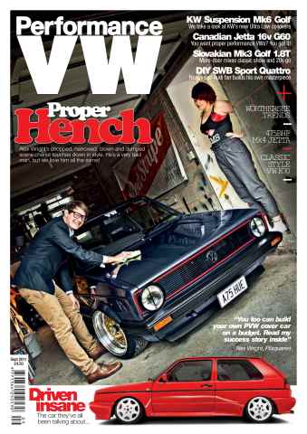 Performance VW issue September 2011