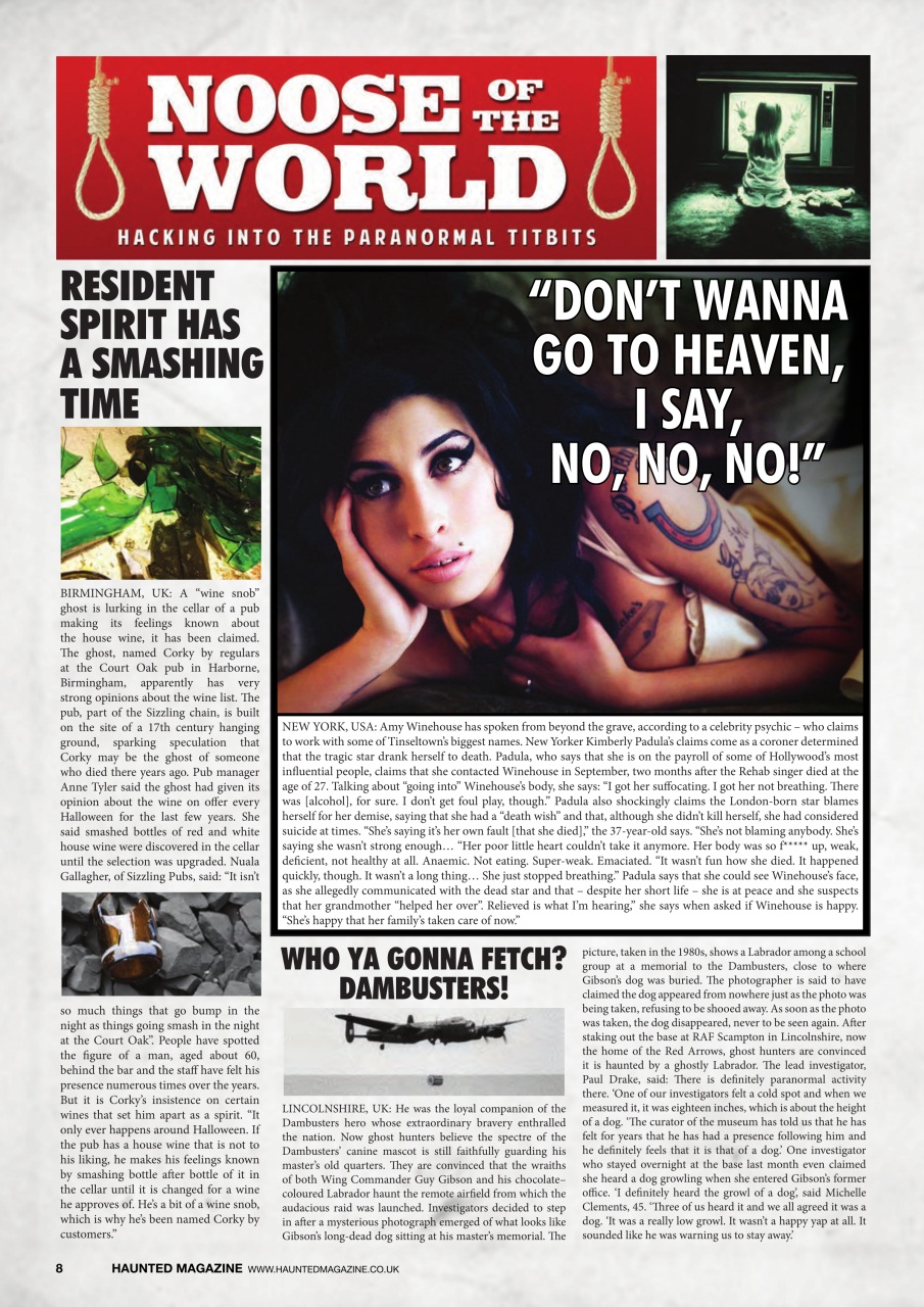 Haunted Magazine Preview Pages