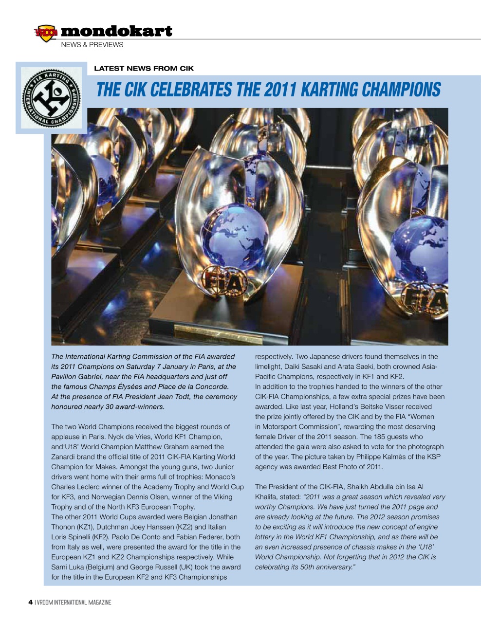 Vroom International Preview Pages