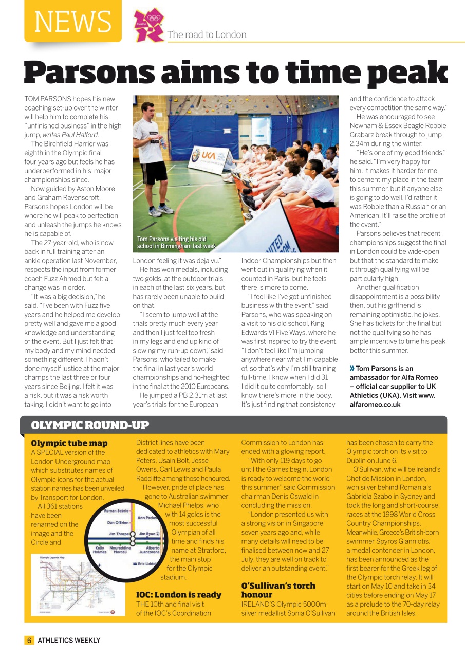 AW – Athletics Weekly Magazine Preview Pages