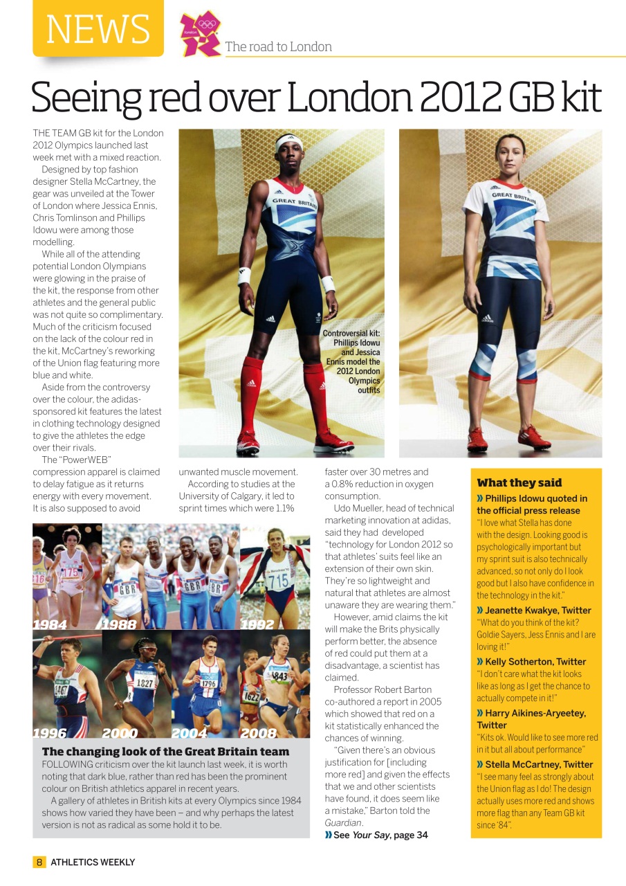 AW – Athletics Weekly Magazine Preview Pages