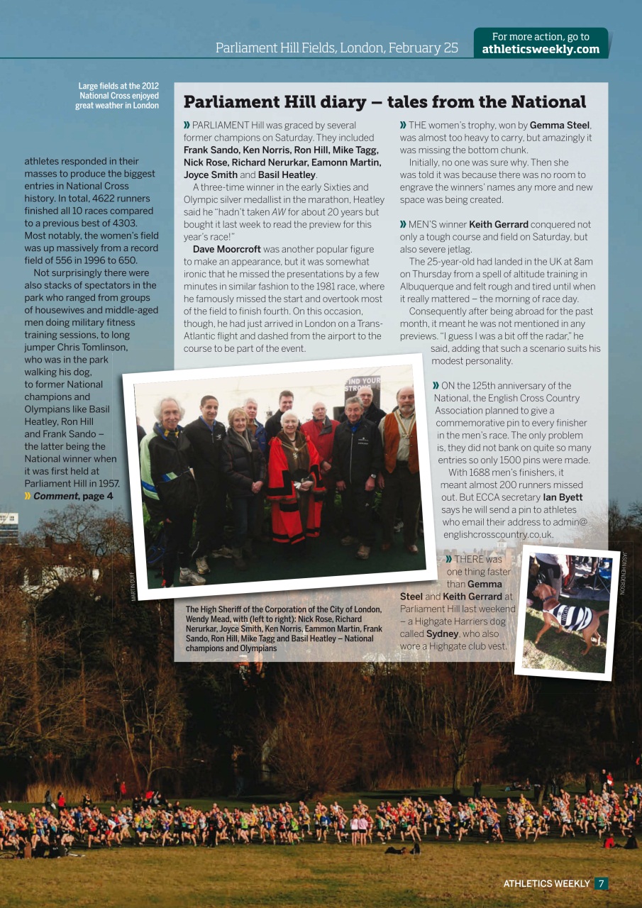 AW – Athletics Weekly Magazine Preview Pages