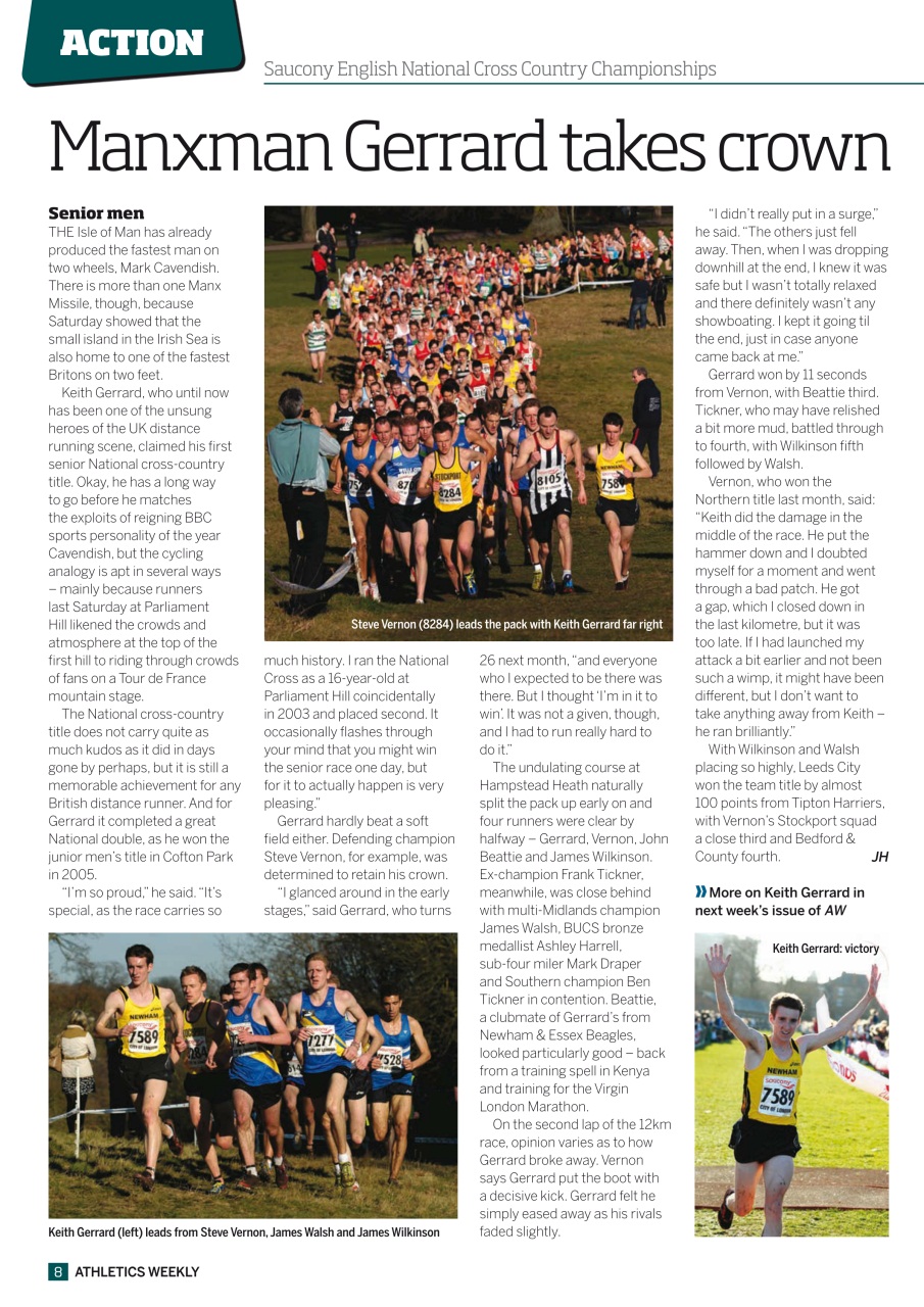 AW – Athletics Weekly Magazine Preview Pages