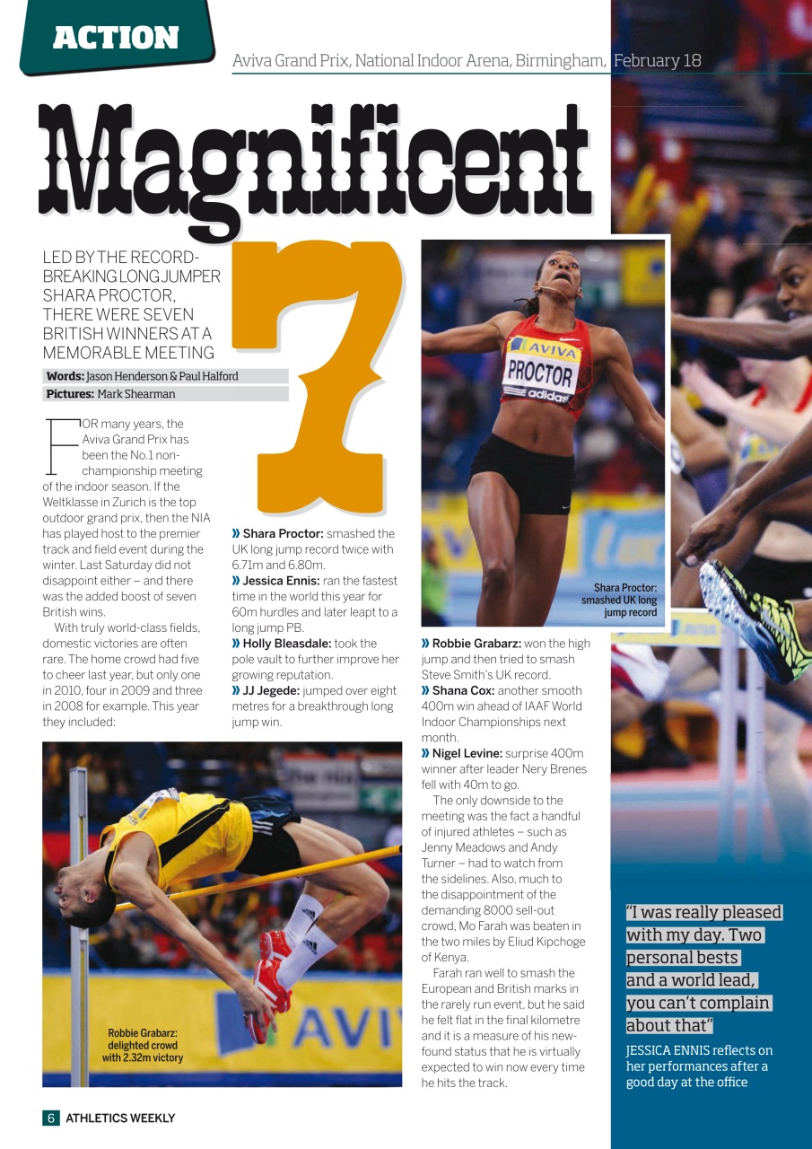 AW – Athletics Weekly Magazine Preview Pages