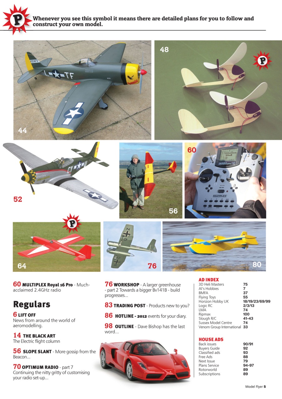 Radio Control Model Flyer Preview Pages