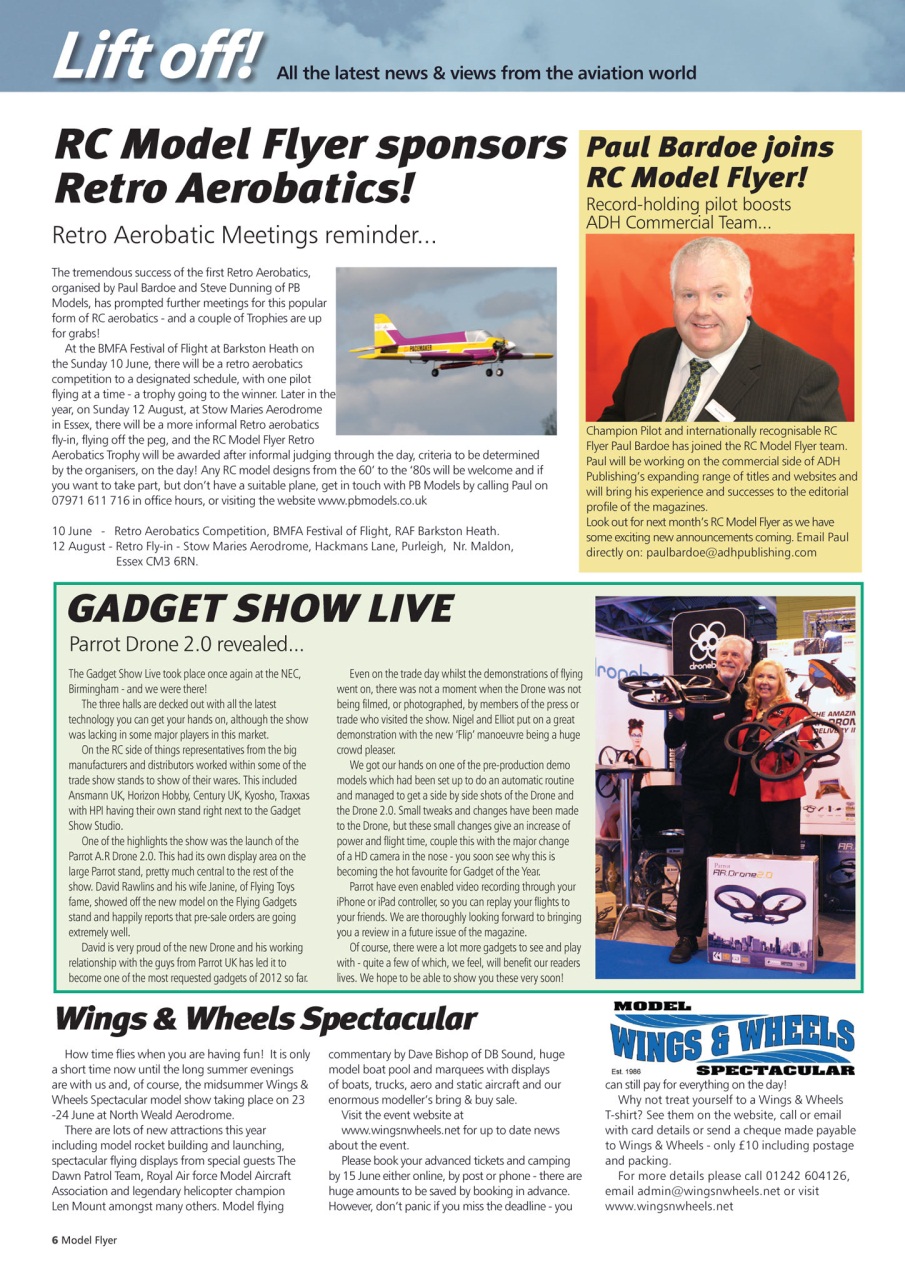 Radio Control Model Flyer Preview Pages