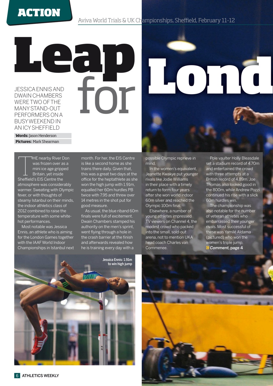 AW – Athletics Weekly Magazine Preview Pages