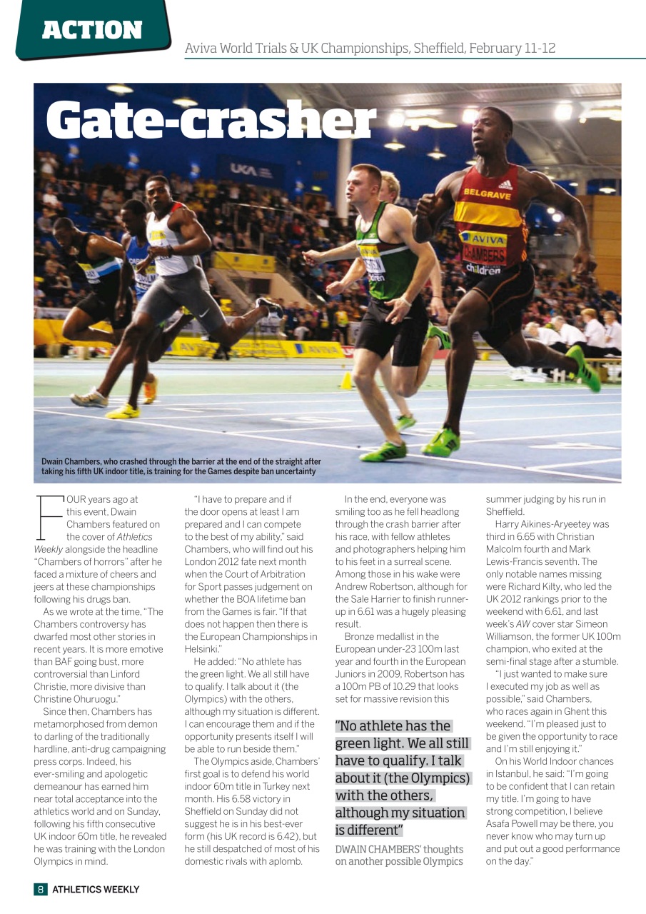 AW – Athletics Weekly Magazine Preview Pages