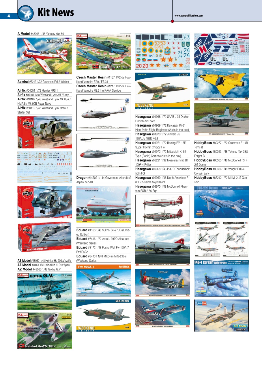 Model Aircraft Preview Pages