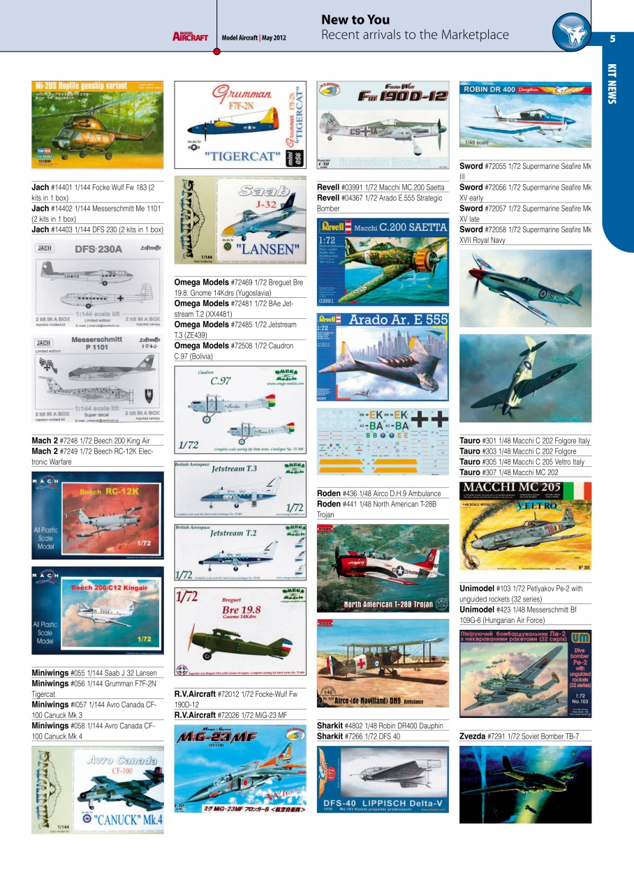 Model Aircraft Preview Pages
