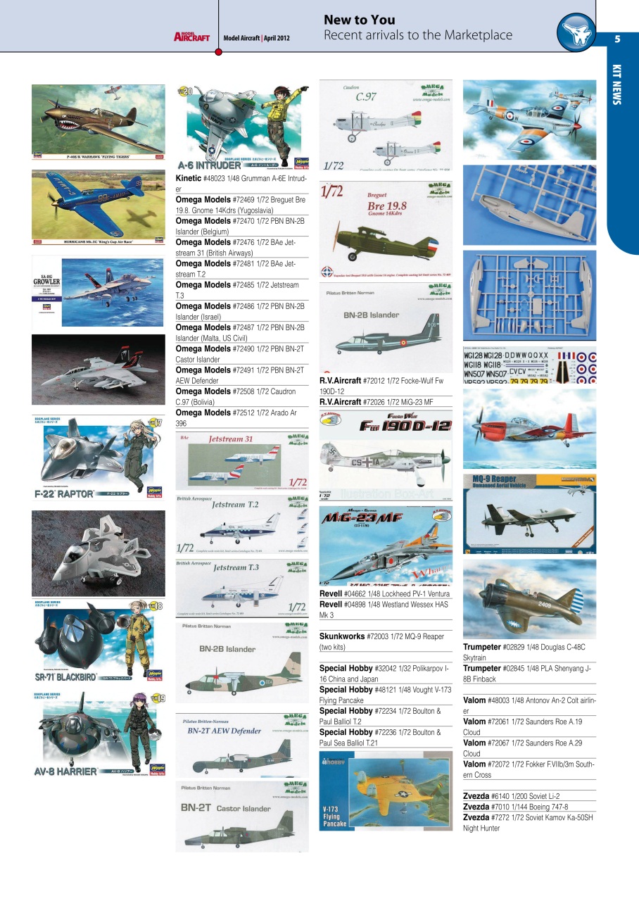 Model Aircraft Preview Pages