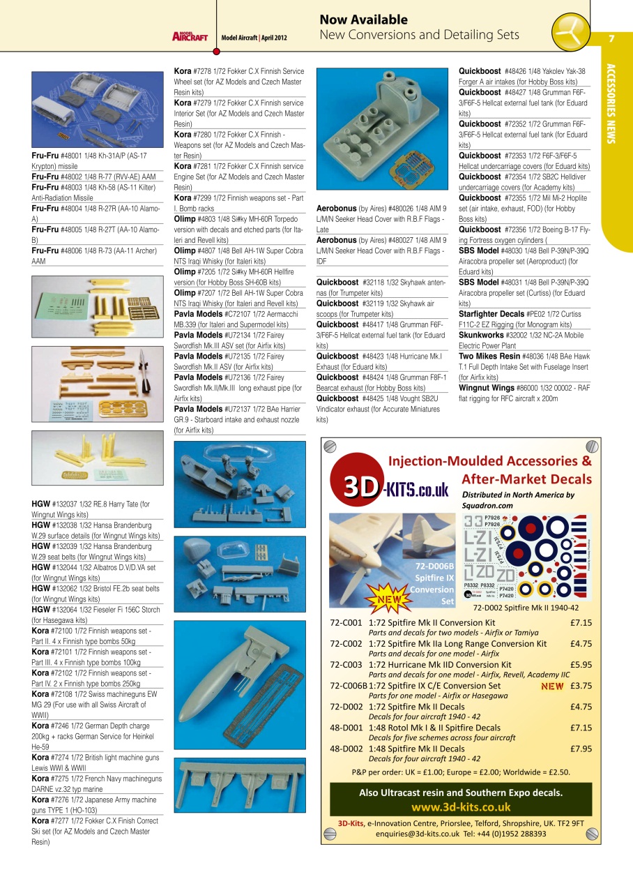 Model Aircraft Preview Pages