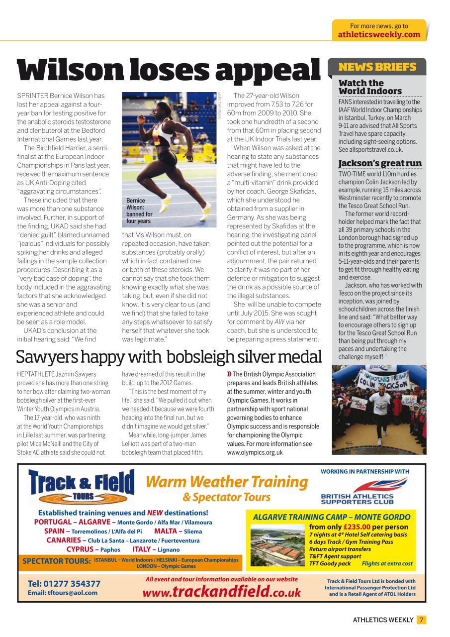 AW – Athletics Weekly Magazine Preview Pages