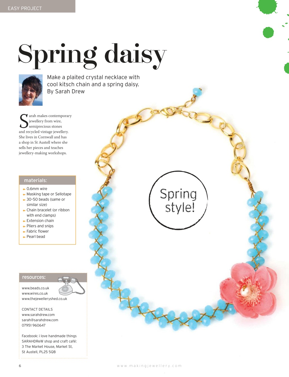 Making Jewellery Preview Pages