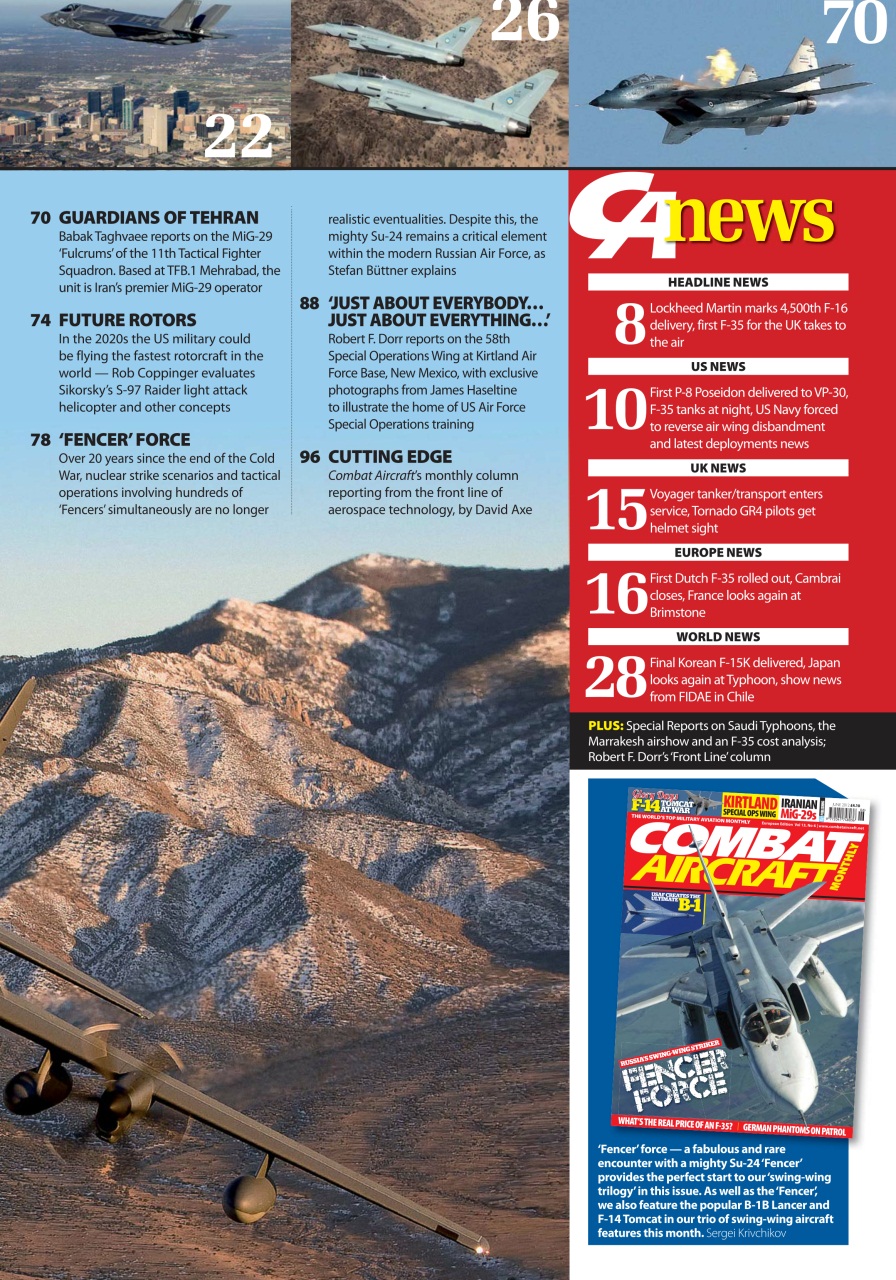 Combat Aircraft Journal Preview Pages