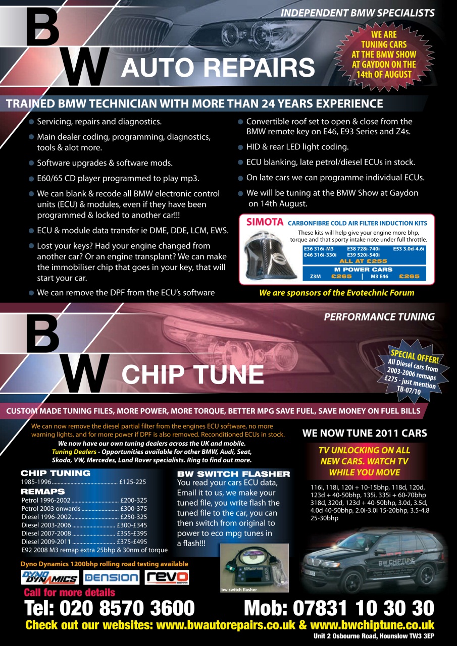 Performance BMW Preview Pages