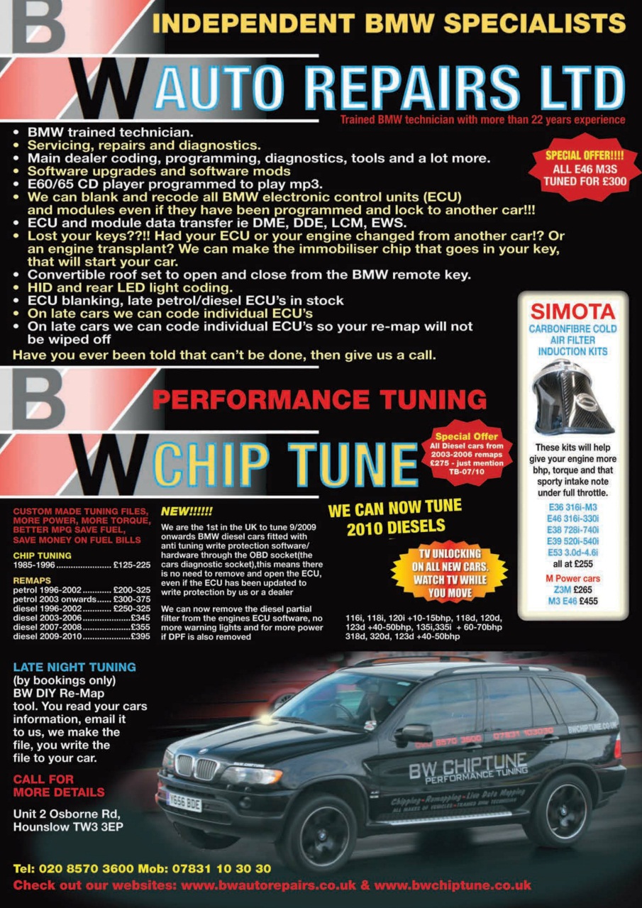 Performance BMW Preview Pages