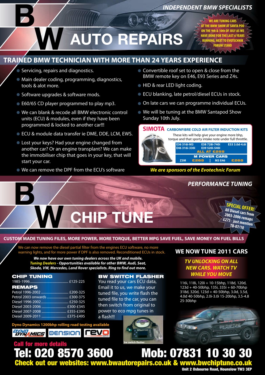 Performance BMW Preview Pages