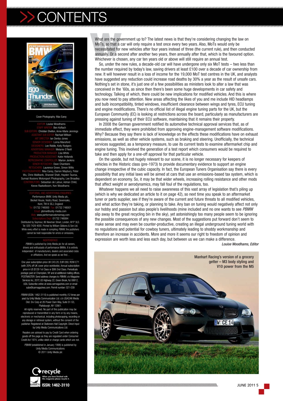 Performance BMW Preview Pages