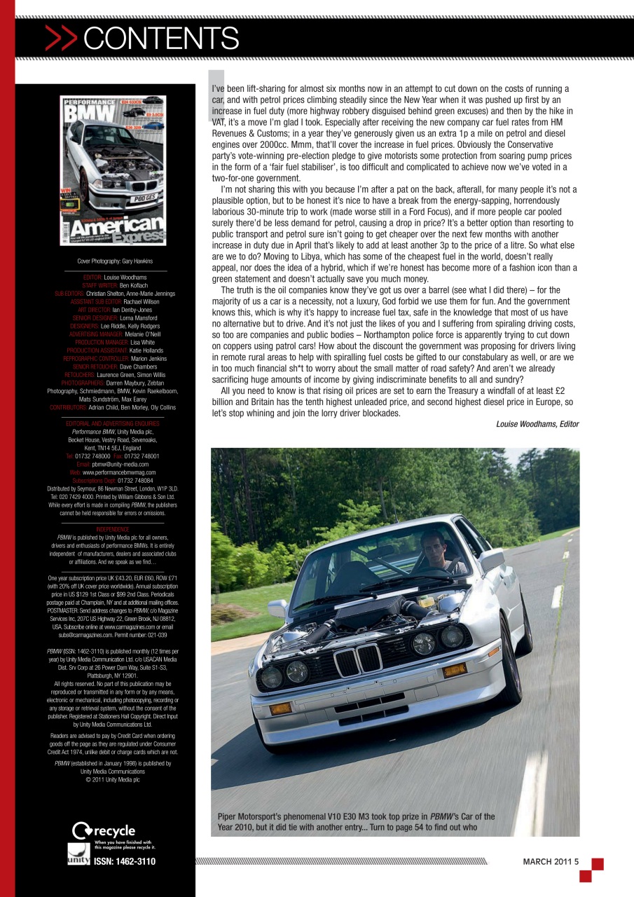 Performance BMW Preview Pages