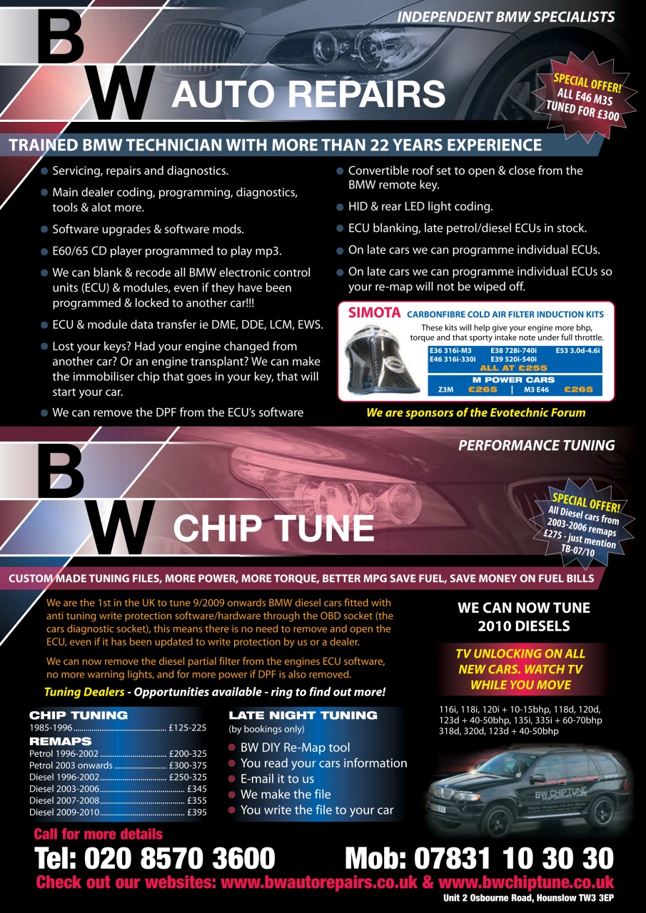 Performance BMW Preview Pages