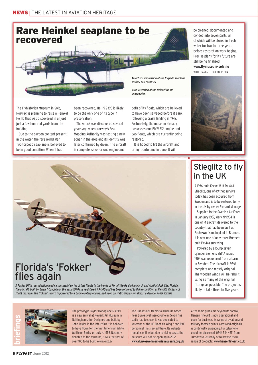 FlyPast Preview Pages