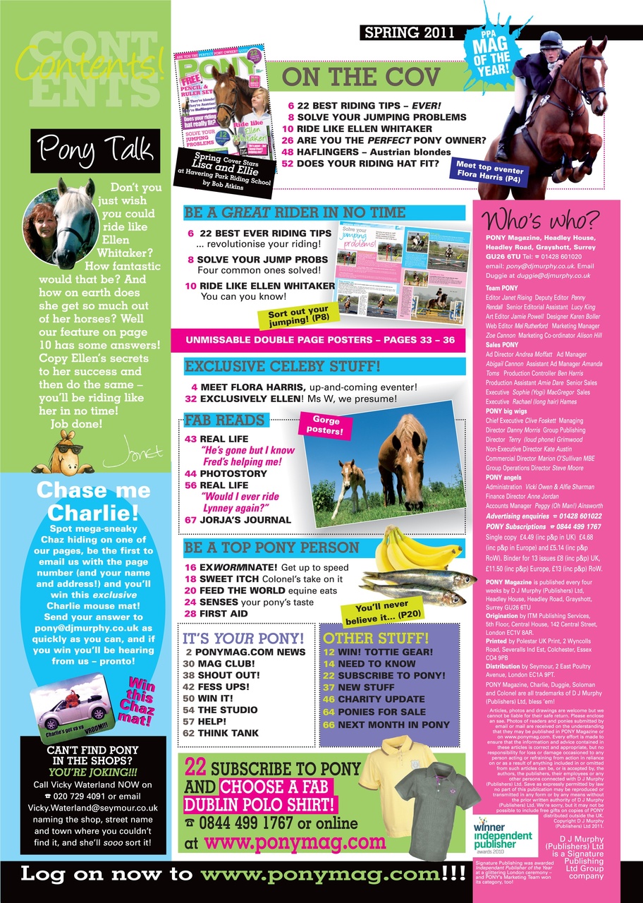 Pony Magazine Preview Pages