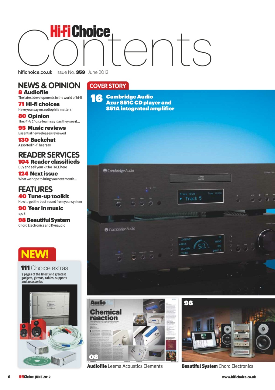 Hi-Fi Choice Preview Pages