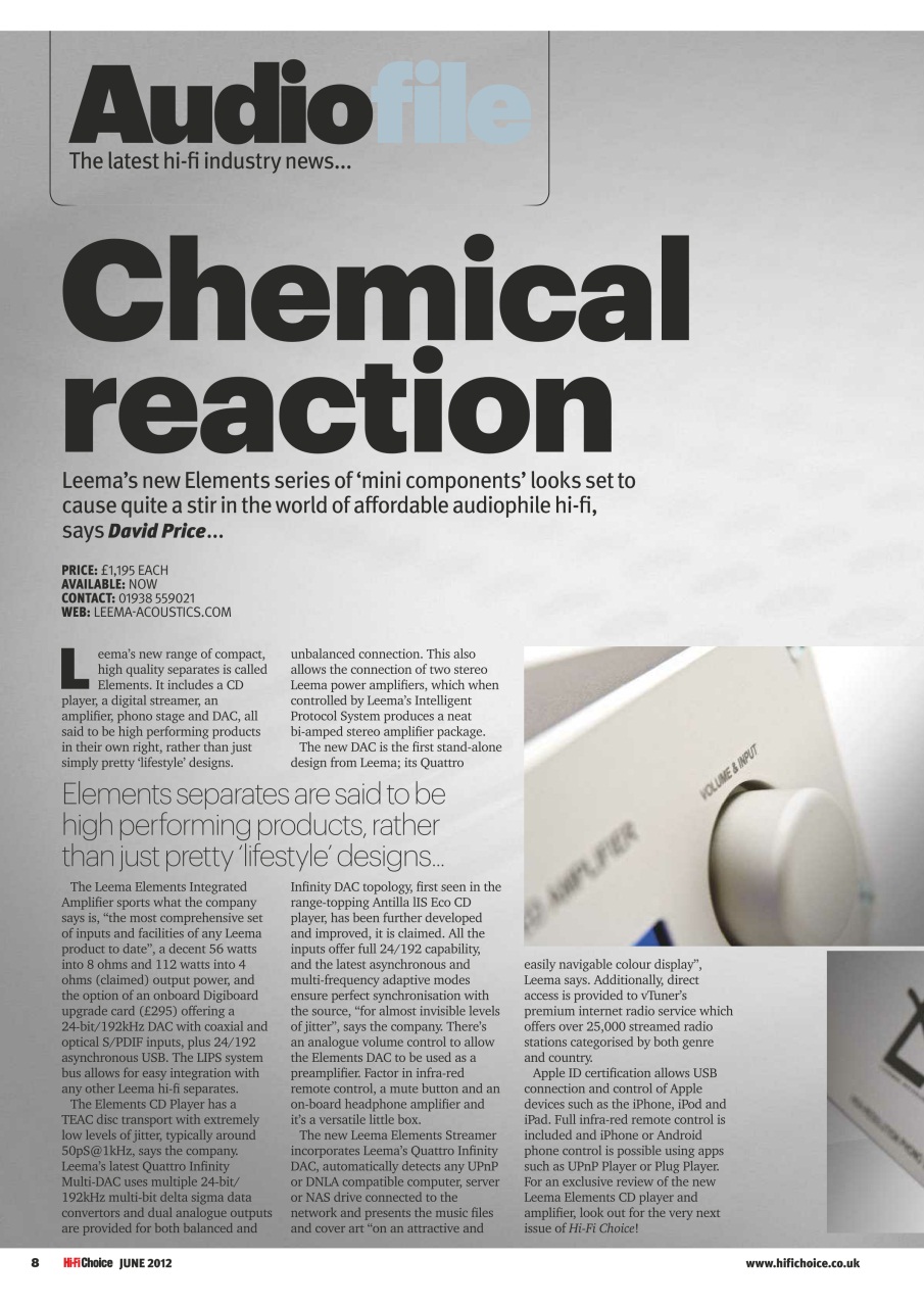 Hi-Fi Choice Preview Pages