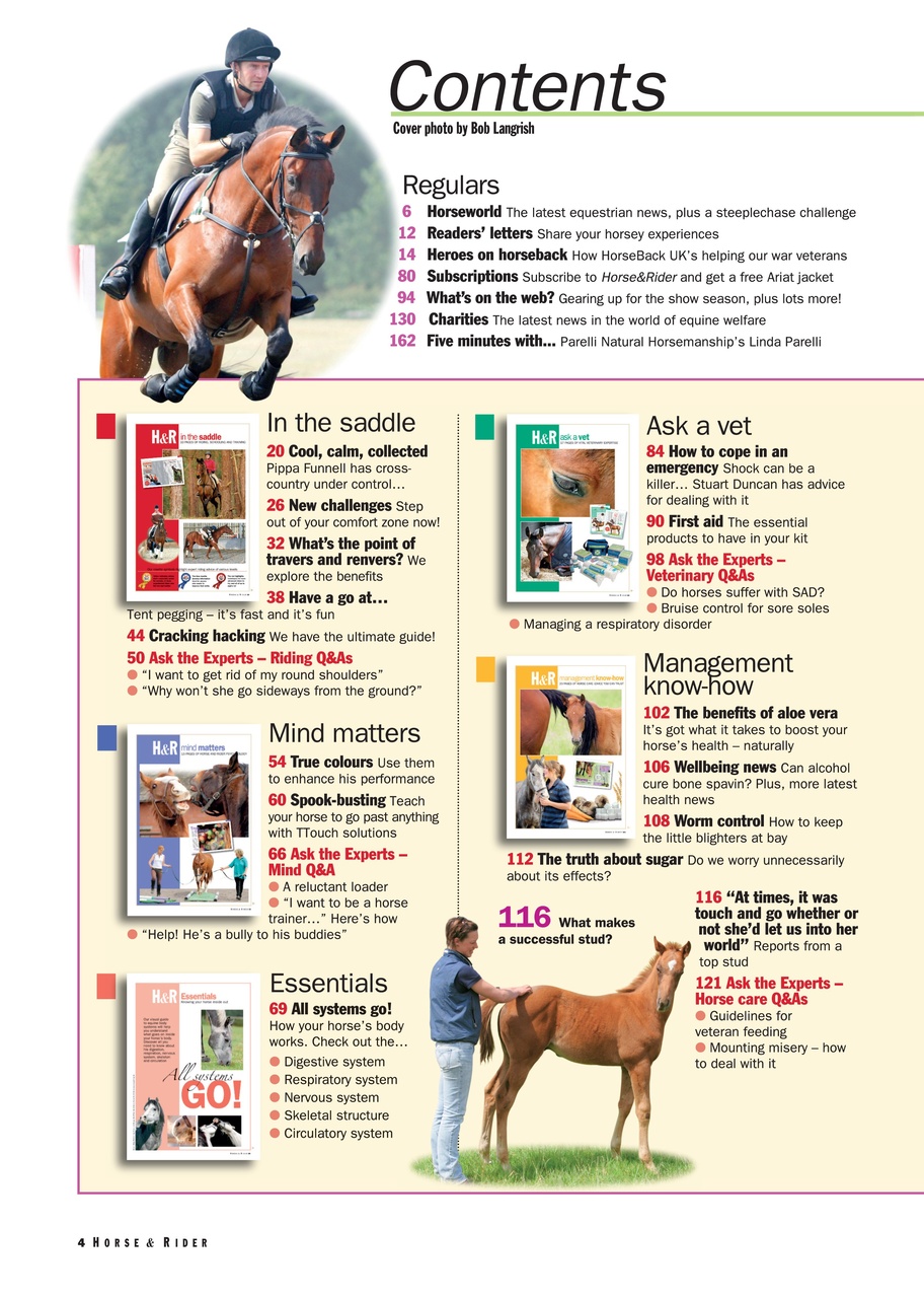 Horse&Rider Magazine - UK equestrian magazine for Horse and Rider Preview Pages
