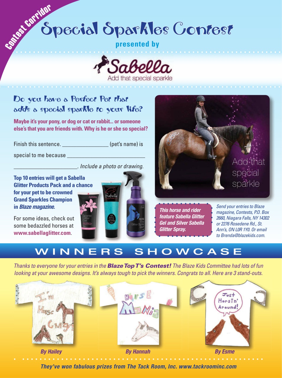 Blaze Magazine For Horse Crazy Kids Preview Pages