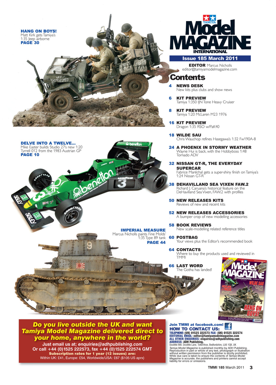 Tamiya Model Magazine Preview Pages