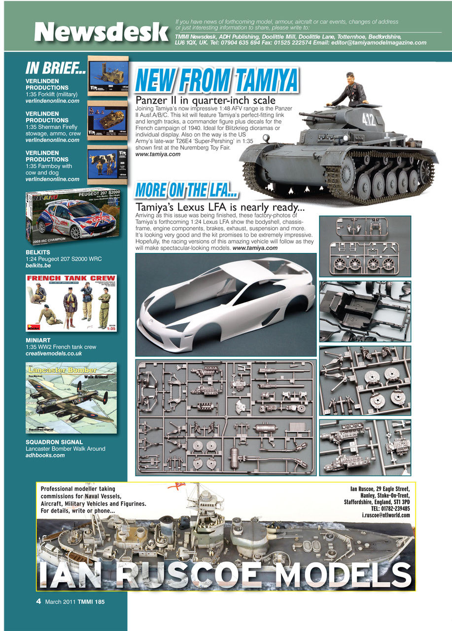 Tamiya Model Magazine Preview Pages