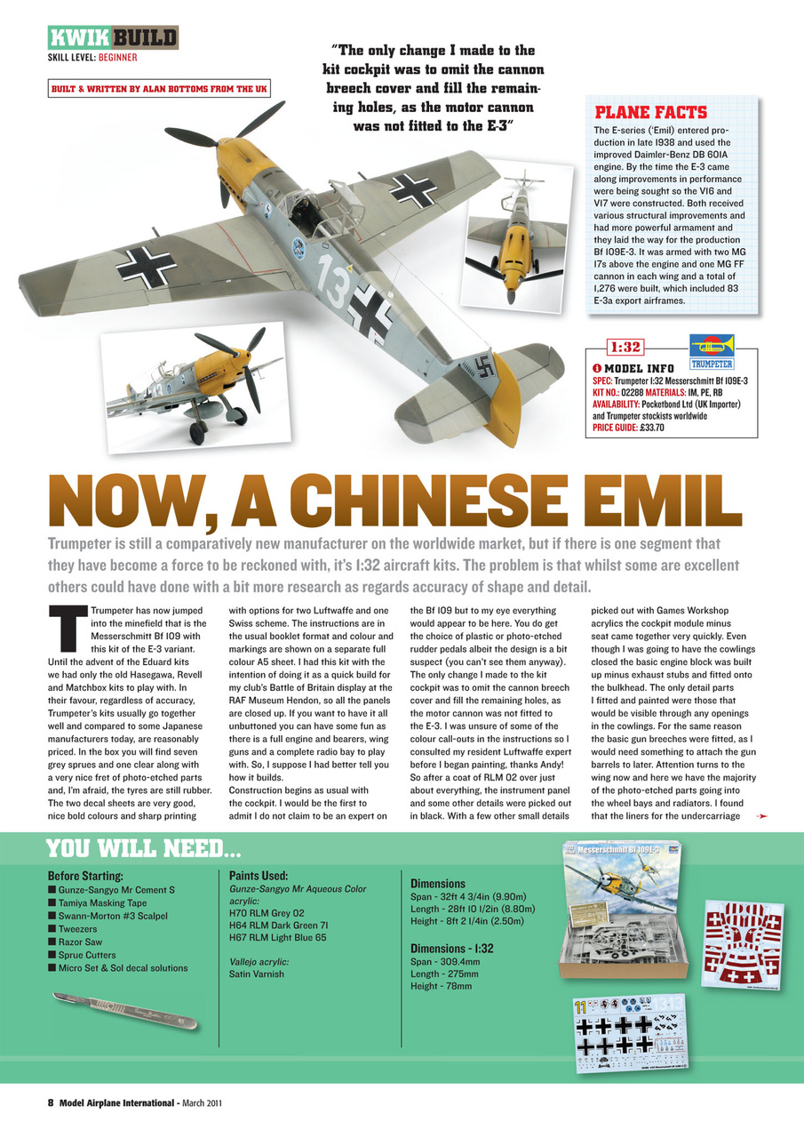 Model Airplane International Preview Pages
