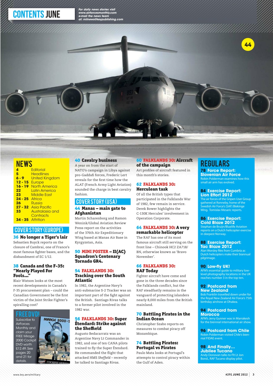 AirForces Monthly Preview Pages