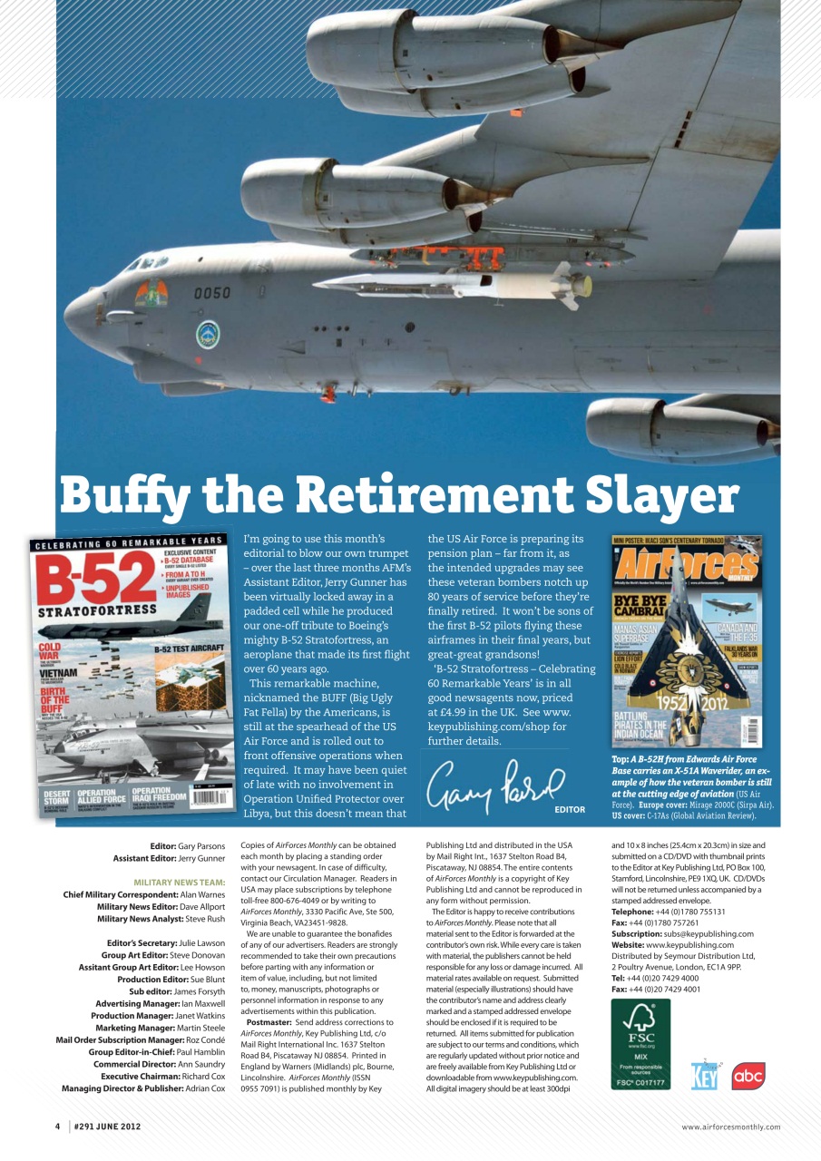 AirForces Monthly Preview Pages