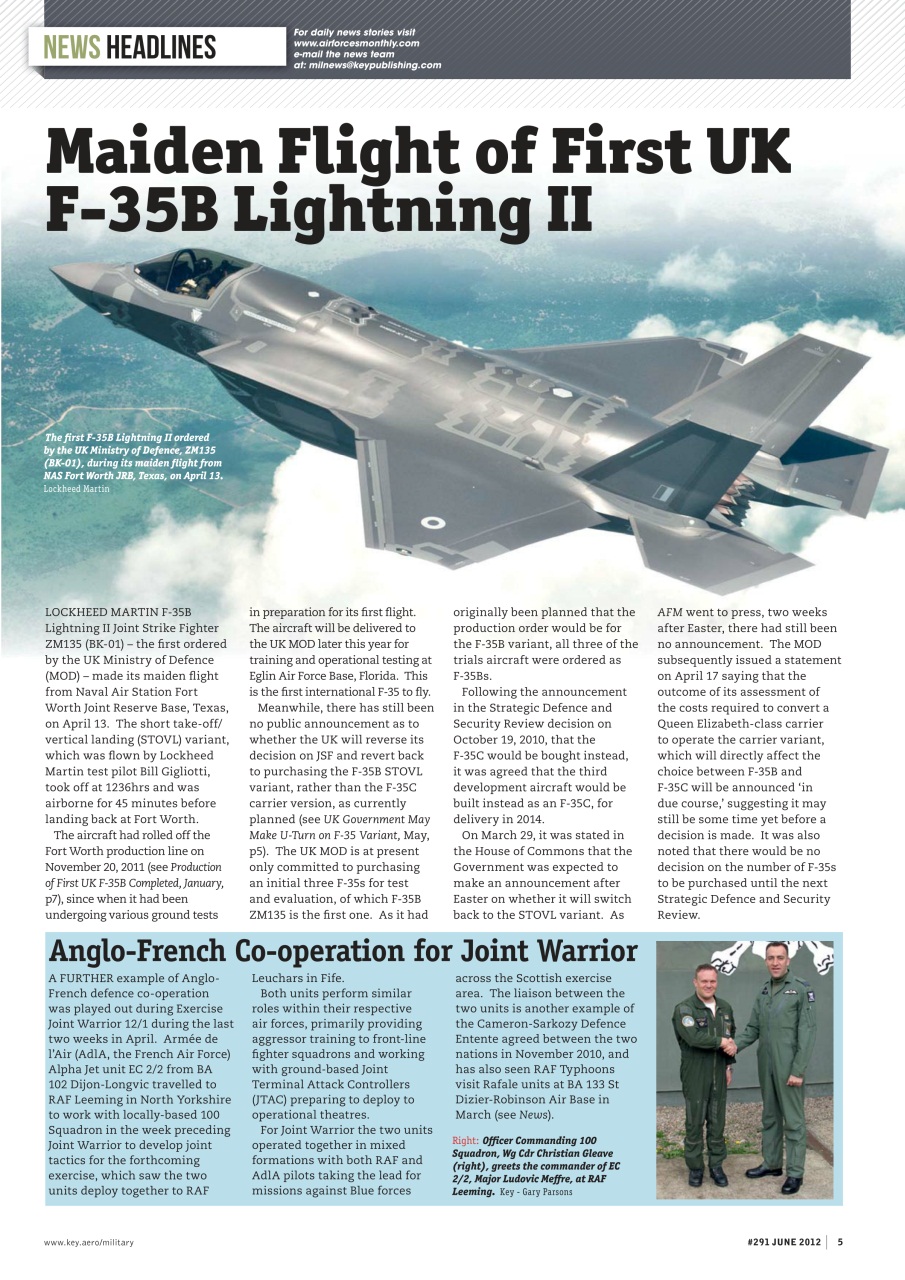 AirForces Monthly Preview Pages
