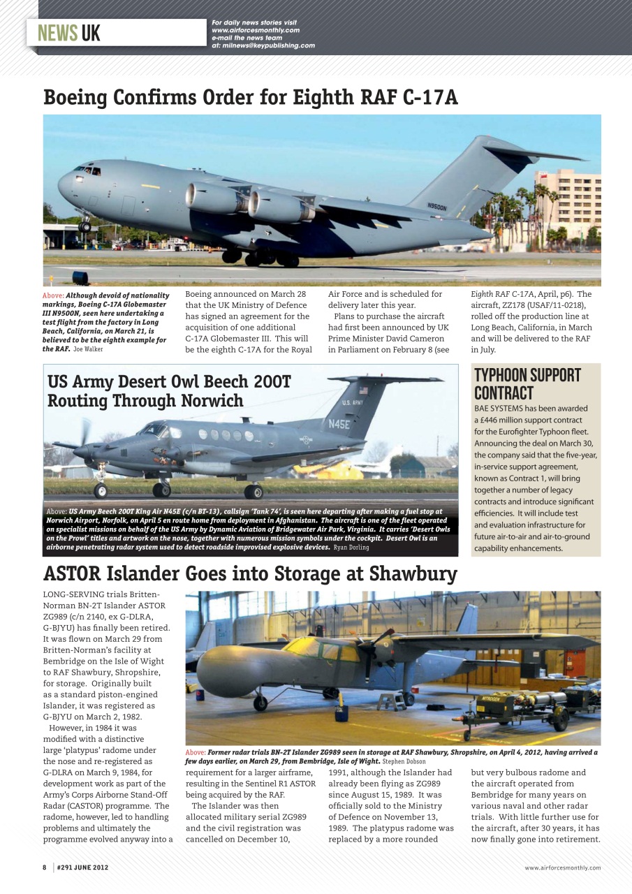 AirForces Monthly Preview Pages