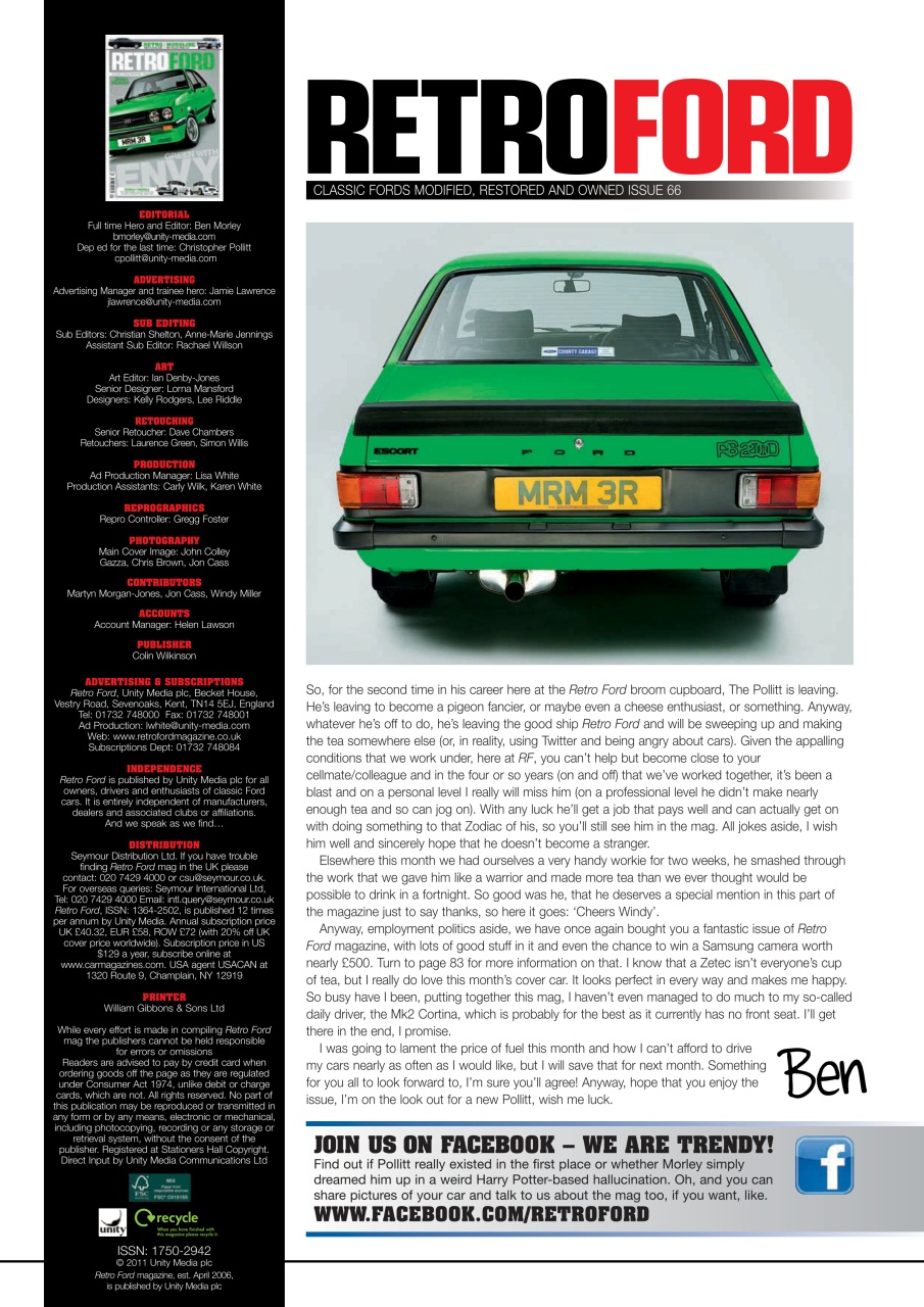 Retro Ford Preview Pages