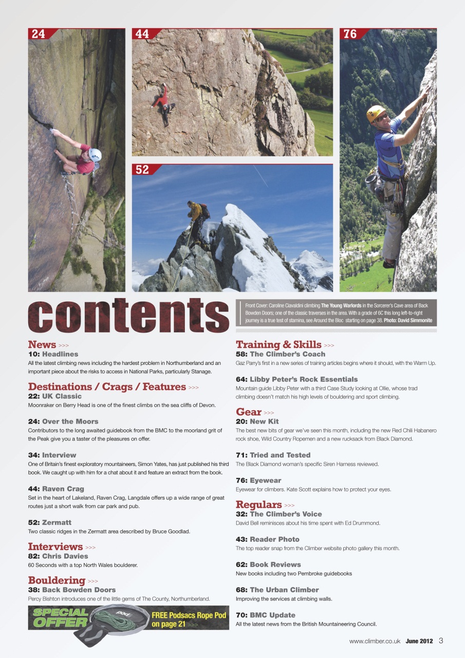Climber Preview Pages