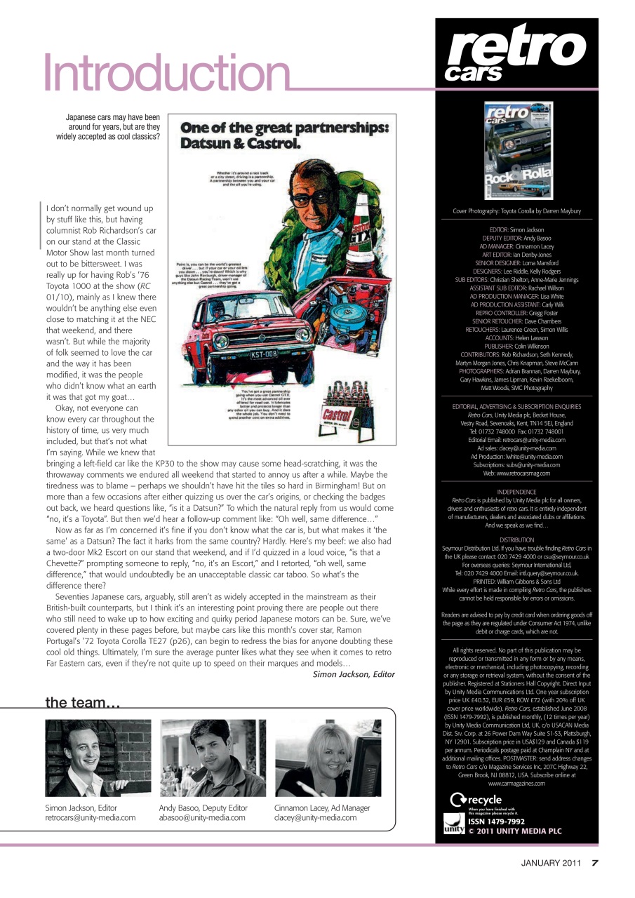 Retro Cars Preview Pages